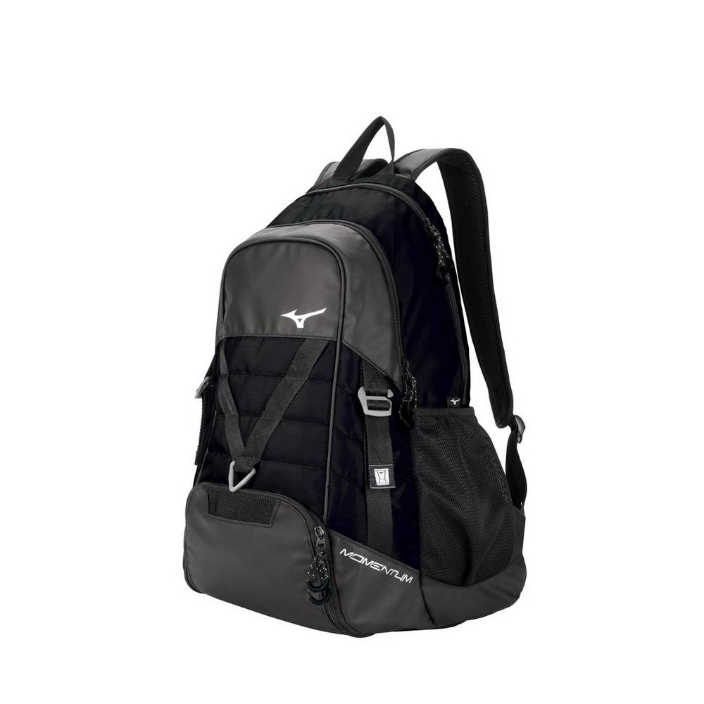 Womens Mizuno Momentum Volleyball Backpack Black Philippines (LXKCOH534)